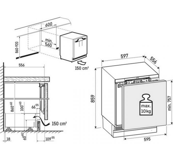Морозильная камера Liebherr SUFc 3703-20 001 Pure встраиваемая