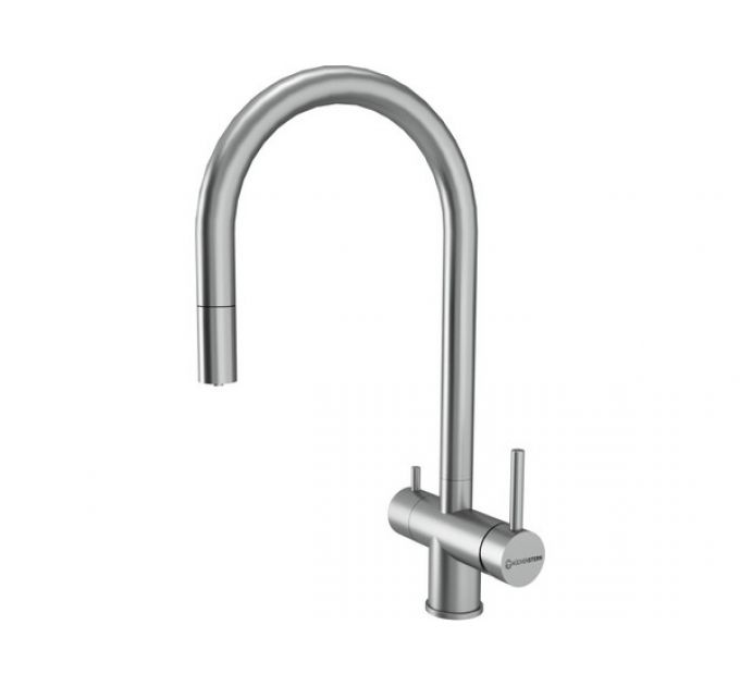 Смеситель Kuchenstern DRIM-FS нержавеющая сталь