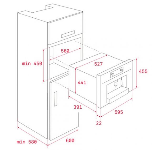 Кофемашина TEKA CLC 855 GM STONE GREY URBAN (111630003) встраиваемая