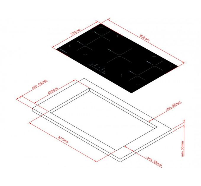 Варочная панель Kuppersberg ICS 905 индукционная