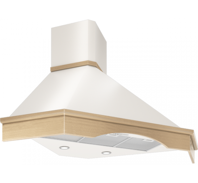Вытяжка Elikor Форест 90П-650-П3Д бежевый/дуб неокр