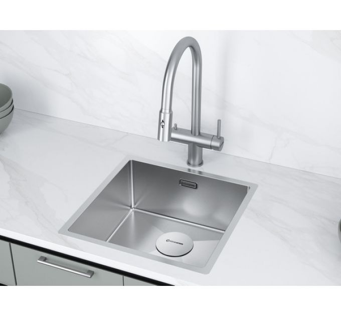 Мойка Kuchenstern KRAFT 45 нержавеющая сталь