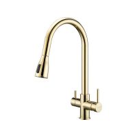 Смеситель Paulmark Lange La214212-LG (SBG), светлое золото