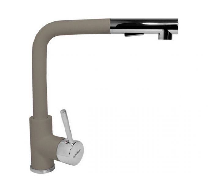 Смеситель Longran Impact с выдв. лейкой LM2182 - 54 Truffle