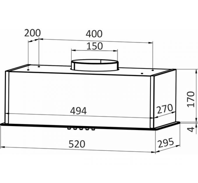 Вытяжка EXITEQ EX-1246 white