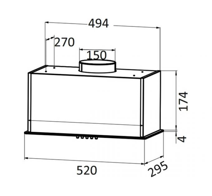 Вытяжка EXITEQ EX-1346 black