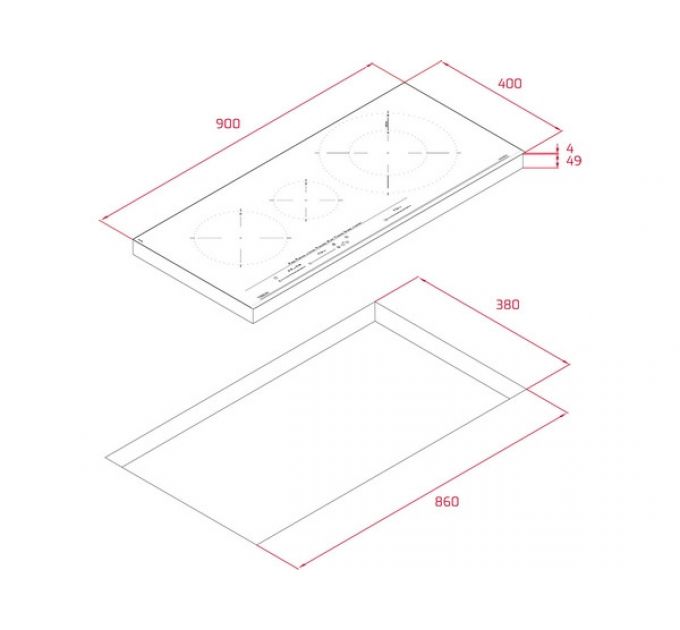 Варочная панель Teka IZC 93320 MST BLACK (112510025) индукционная
