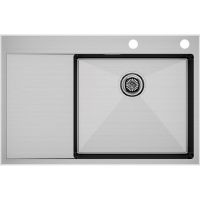 Мойка Paulmark Kroner-edge 78F PM777851-BSR, брашированная нерж. сталь