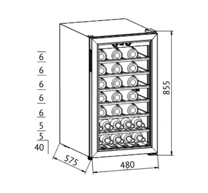 Винный шкаф Kuppersberg RSW 82