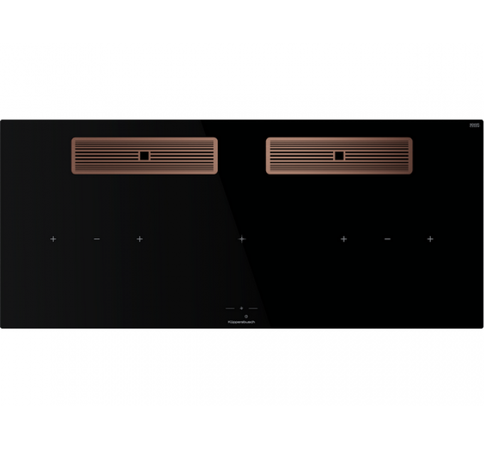 Варочная панель Kuppersbusch KMI 12850.0 SR-S Copper индукционная с вытяжкой
