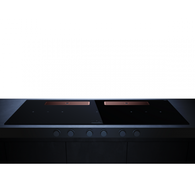 Варочная панель Kuppersbusch KMI 12850.0 SR-S Copper индукционная с вытяжкой