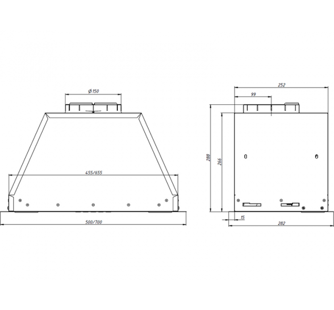 Вытяжка Franke VERA 72 BK (305.0712.218)