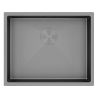 Мойка Paulmark Next 54 uni PM215444-MG, матовый серый