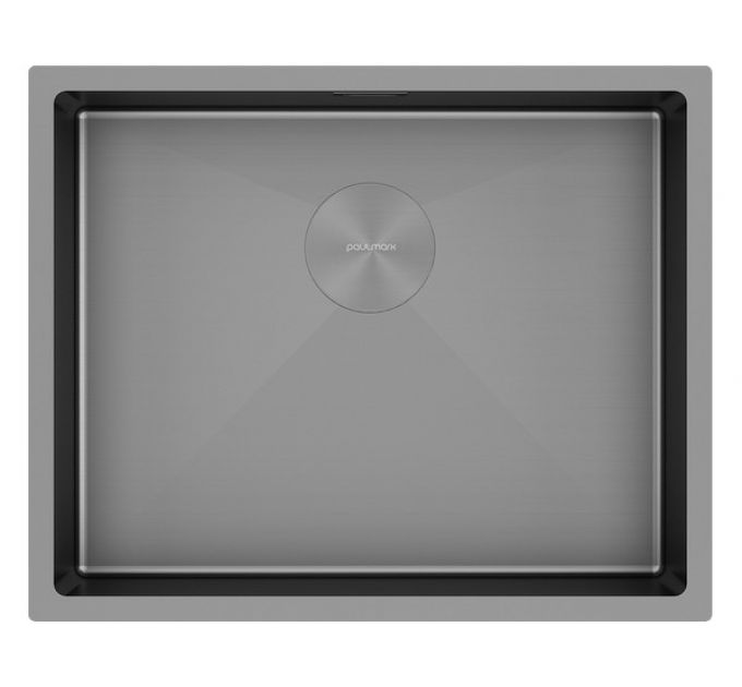 Мойка Paulmark Next 54 uni PM215444-MG, матовый серый