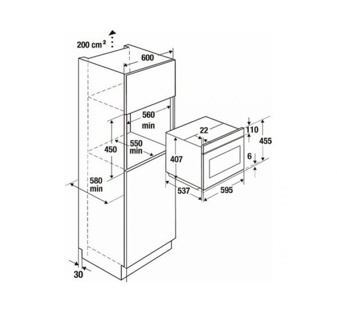 Духовой шкаф Kuppersbusch CB 6350.0 S7 компактный