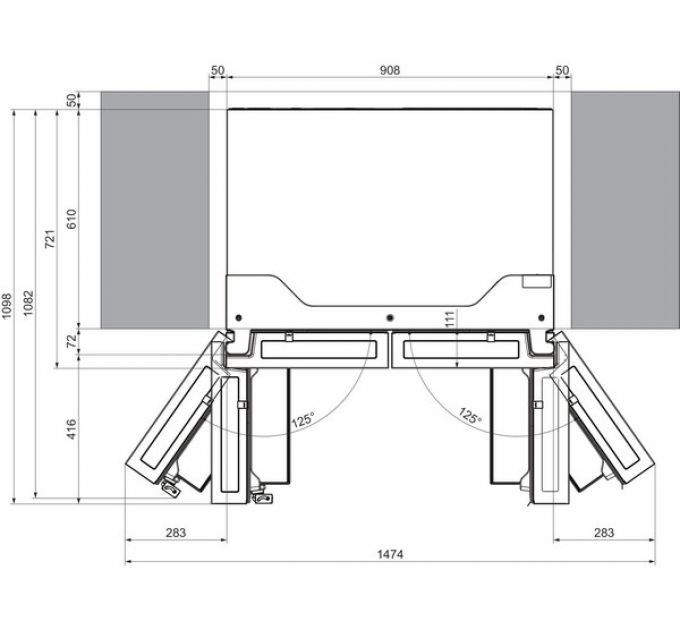 Холодильник Gorenje NRM918FUX