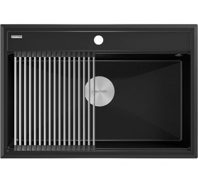 Мойка Paulmark Stepia 80 PM117551-BLM, черный