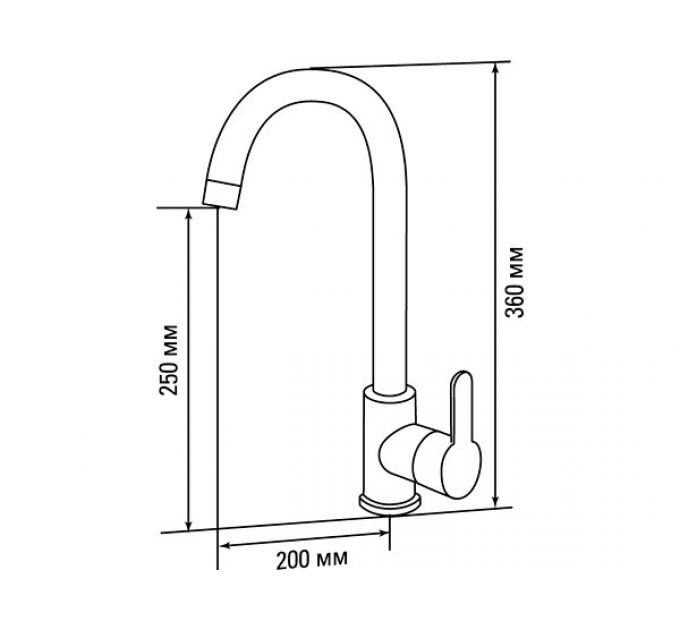 Смеситель КВАРЦ Slide бежевый GE 04