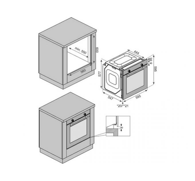 Духовой шкаф Jacky's JO EB7628