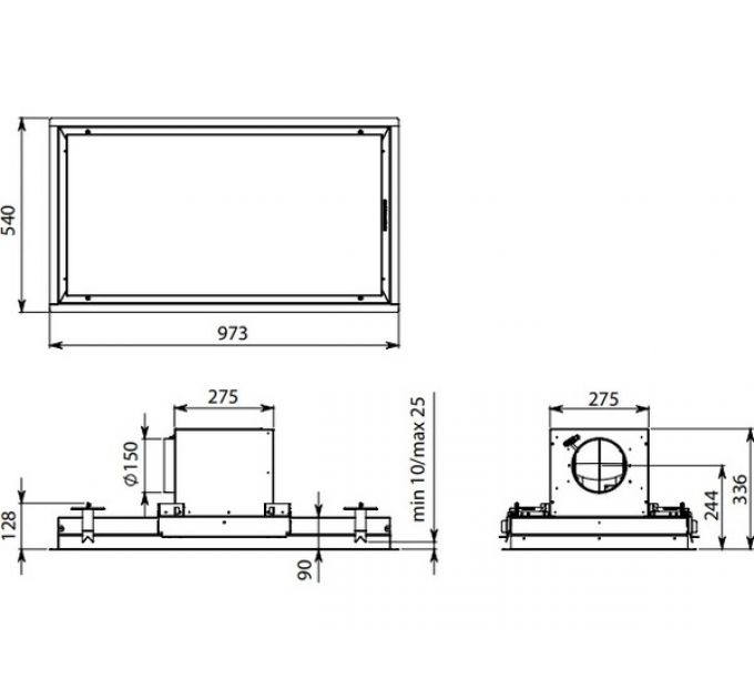 Вытяжка Falmec NUBE ISOLA 90 WHITE