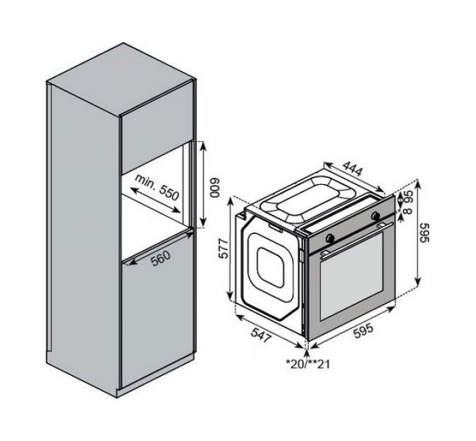 Духовой шкаф Kuppersberg HF 609 BX