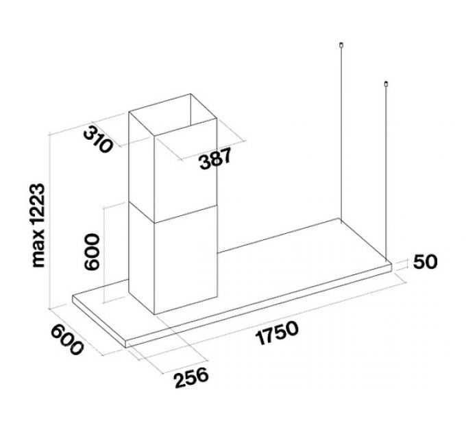 Вытяжка Falmec LUMEN ISOLA NRS 175 SX