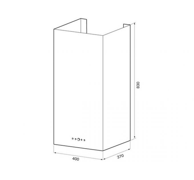 Вытяжка KRONA DITA R 400 inox PB