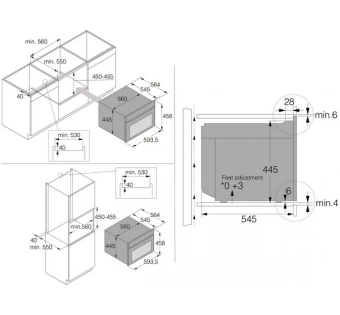 Духовой шкаф ASKO OCS24BGH компактный с паром