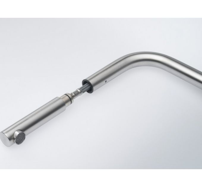 Смеситель Franke Atlas Neo, выдв. лейка, нерж. сталь (115.0521.438)