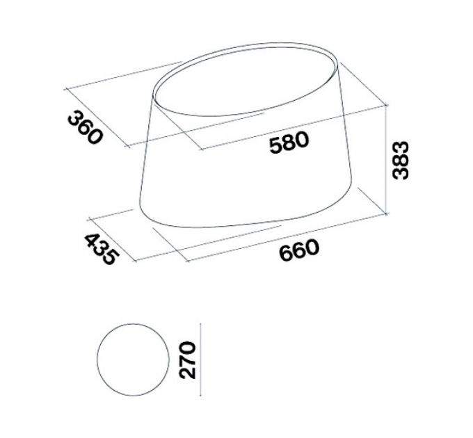 Вытяжка Falmec MARE E.ION IS GLASS WHITE