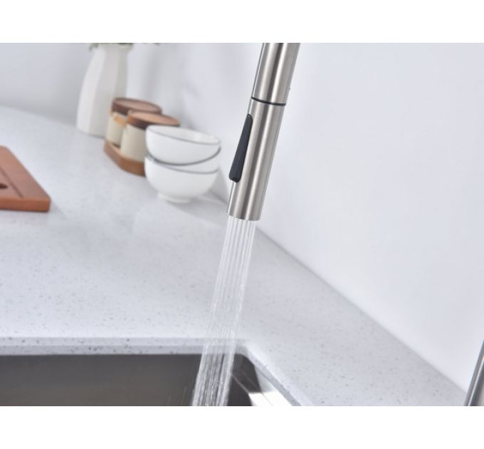 Смеситель Paulmark Senso Se215180-BS, брашированная сталь