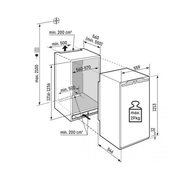 Холодильник Liebherr IRe 4101-22 001 встраиваемый