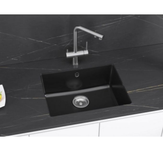 Мойка Kuchenstern SUBKERAM 60 керамический черный