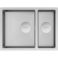 Мойка Paulmark Next 58/2S uni PM225844-BS, брашированная нерж. сталь