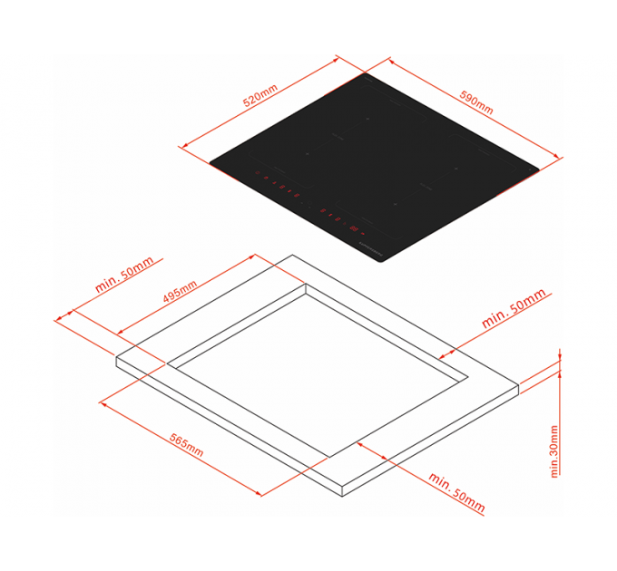 Варочная панель Kuppersberg ICI 628 индукционная