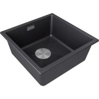 Мойка Paulmark Lumi 45uni LU45-BL, черный гранит