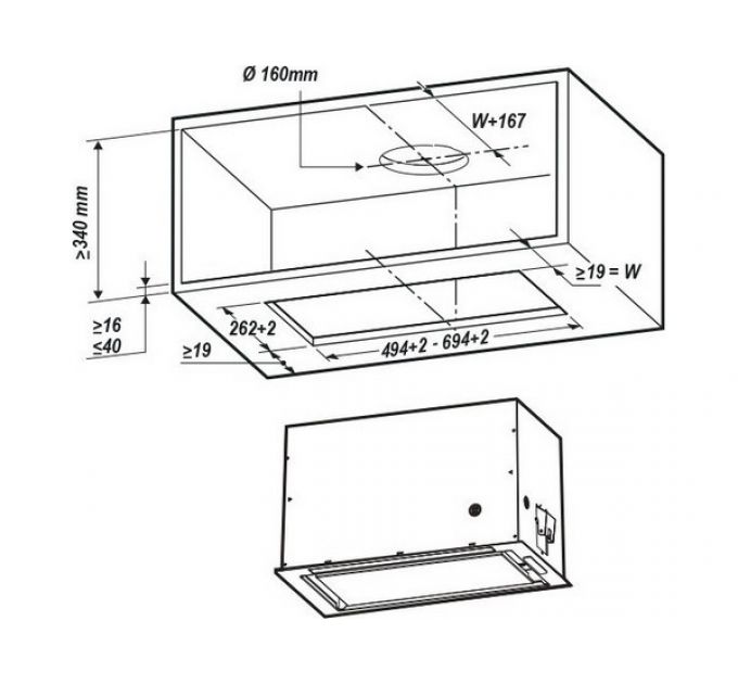 Вытяжка De Dietrich DHG1542X