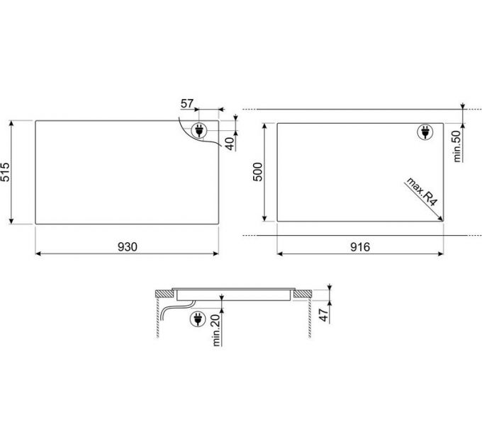 Варочная панель SMEG SIA1963D индукционная