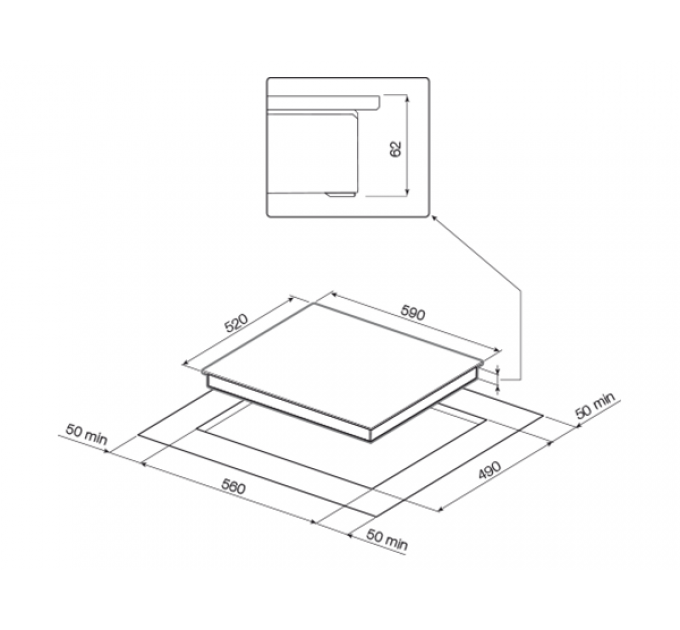 Варочная панель GRAUDE IK 60.1 индукционная