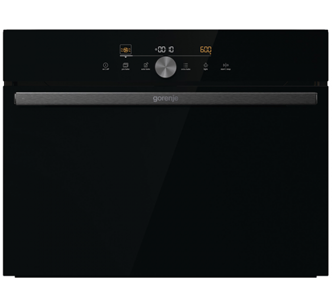 Духовой шкаф Gorenje BCM4547DG компактный с СВЧ