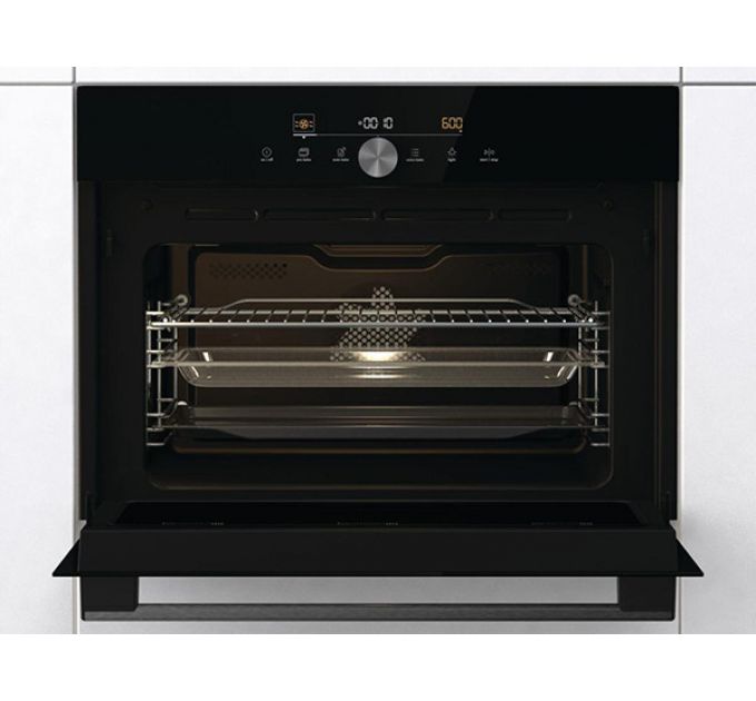 Духовой шкаф Gorenje BCM4547DG компактный с СВЧ