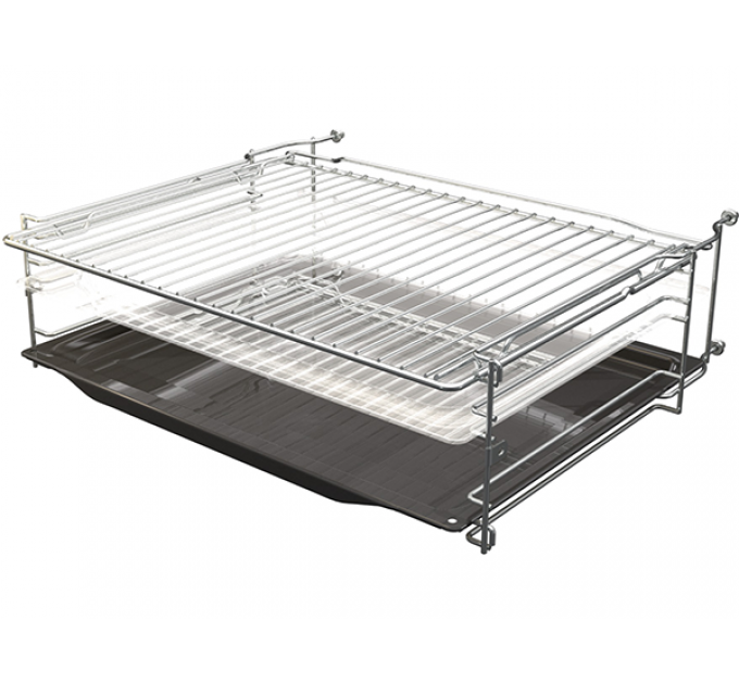 Духовой шкаф Gorenje BCM4547DG компактный с СВЧ