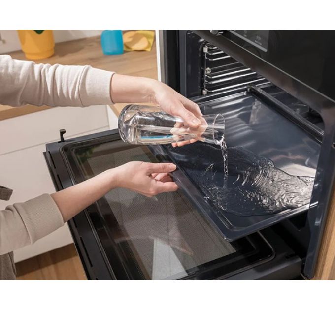 Духовой шкаф Gorenje BCM4547DG компактный с СВЧ