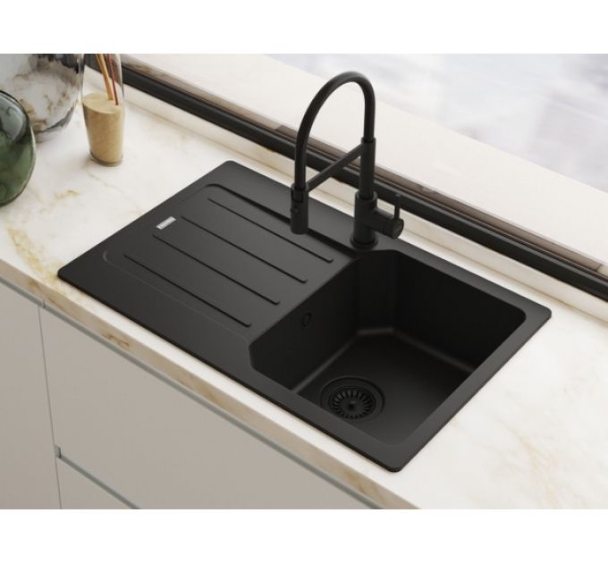 Смеситель Franke Lina Semi-pro, черный матовый (115.0725.838)