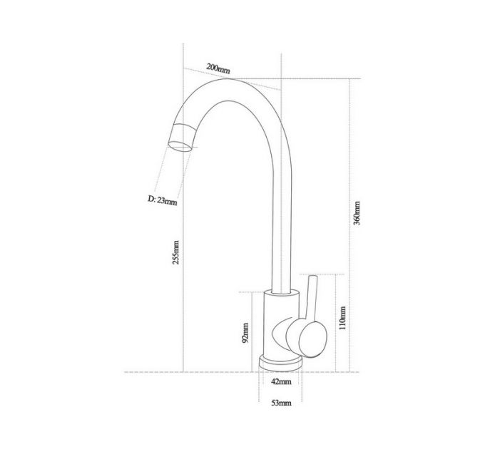 Смеситель Ukinox UM2105 - 26
