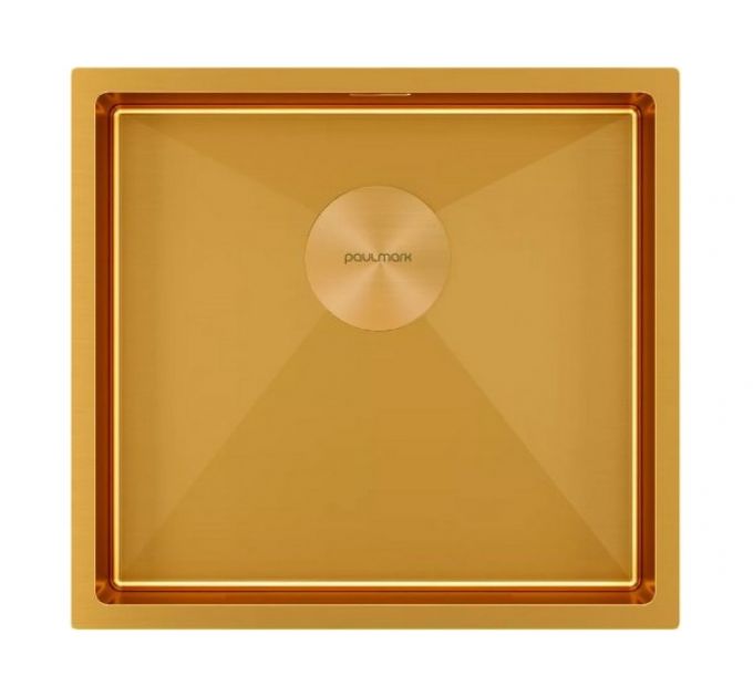 Мойка Paulmark Next 48 uni PM214844-BG, брашированное золото