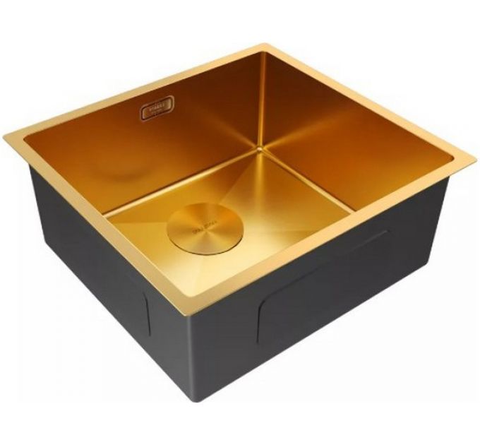 Мойка Paulmark Next 48 uni PM214844-BG, брашированное золото