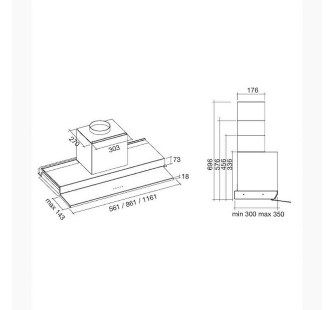 Вытяжка Falmec MOVE 90 BLACK