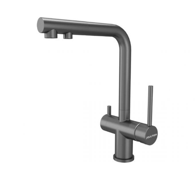 Смеситель Paulmark Serpentine Se213222-MG, матовый серый