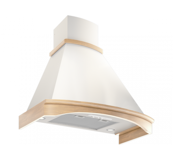 Вытяжка Elikor Ротонда 90П-650-П3Д бежевый/дуб неокр